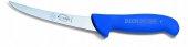 Nóż do trybowania ERGOGRIP, z ostrzem wygiętym, 13 cm, twardy, sztywny, niebieski, DICK 8299113